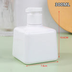 flacons savon liquide 200ml 300ml vert rose blanc mat modernes minimalistes rechargeables voyage