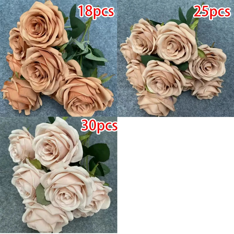 décoration maison arrangement floral artificiel rouge roses hydrangéas anthuriums anniversaire mariage