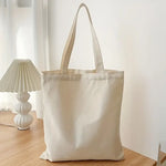 sacs rangement toile réutilisable utilisation multiple sac main beige texture tissée casual fixation poignées