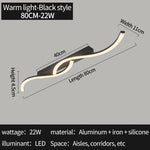 lampe led moderne aluminium noir blanc contemporain cuisine salon chambre