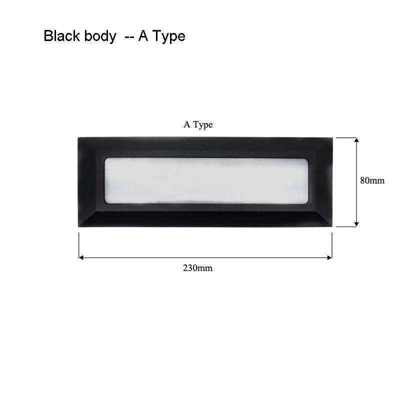 éclairage mural led moderne 6w noir fixé mur 220v 249lm cuisine salle manger