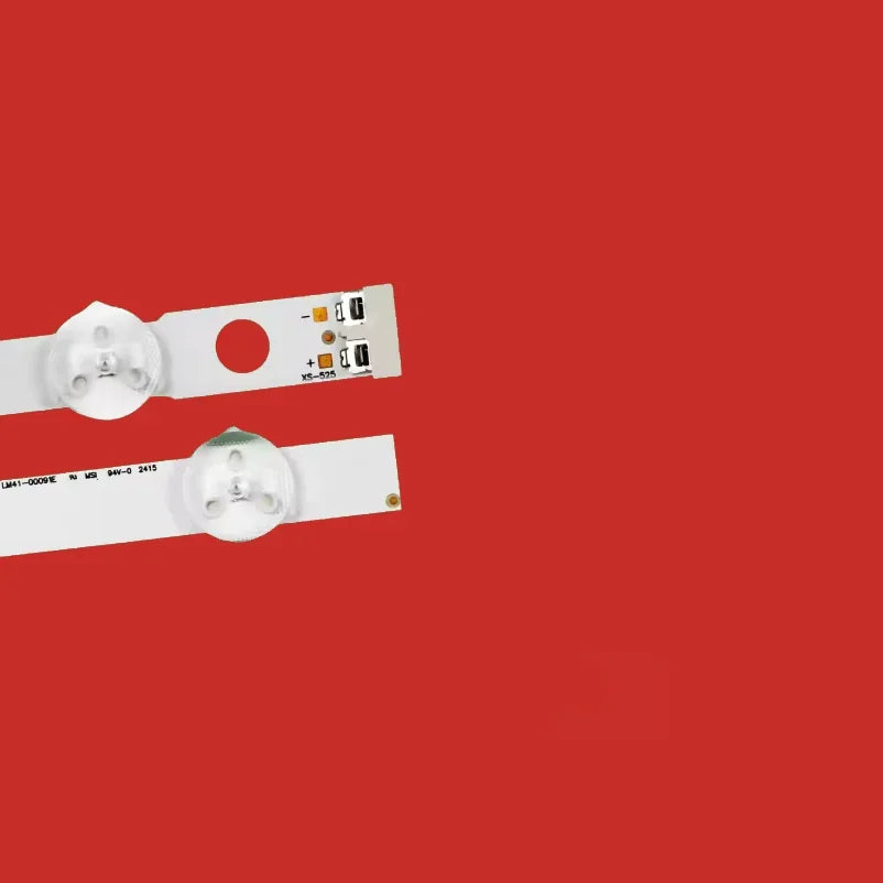 barres lumineuses led blanc rouge fond industrielle technique leds 933mm 3v connecteurs