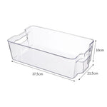 boîtes rangement transparentes moderne poignées crèmes gels lotions fridge organizer