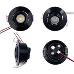 projecteur led spot 3w 12v blanc noir moderne câbles 3000k 4000k 6000k