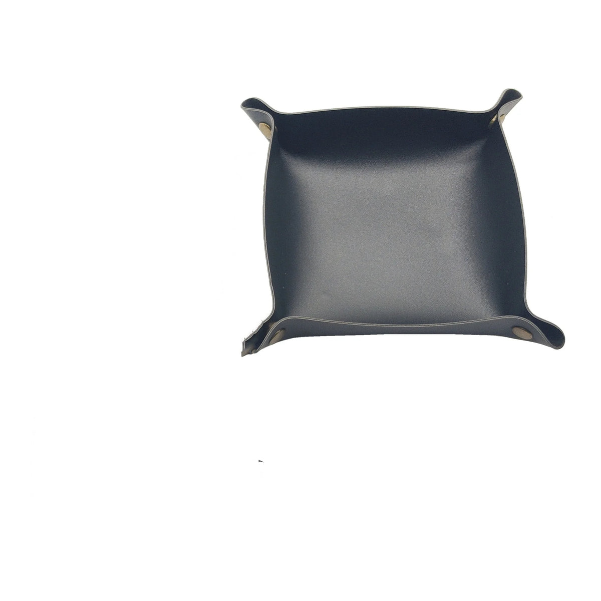 plateau bijoux simili cuir rose pâle dorés moderne 15cm 15cm rangement cosmétiques rechargeableversible