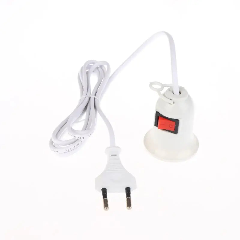 support lampe suspendu industriel câble mètres prise eu interrupteur blanc doré