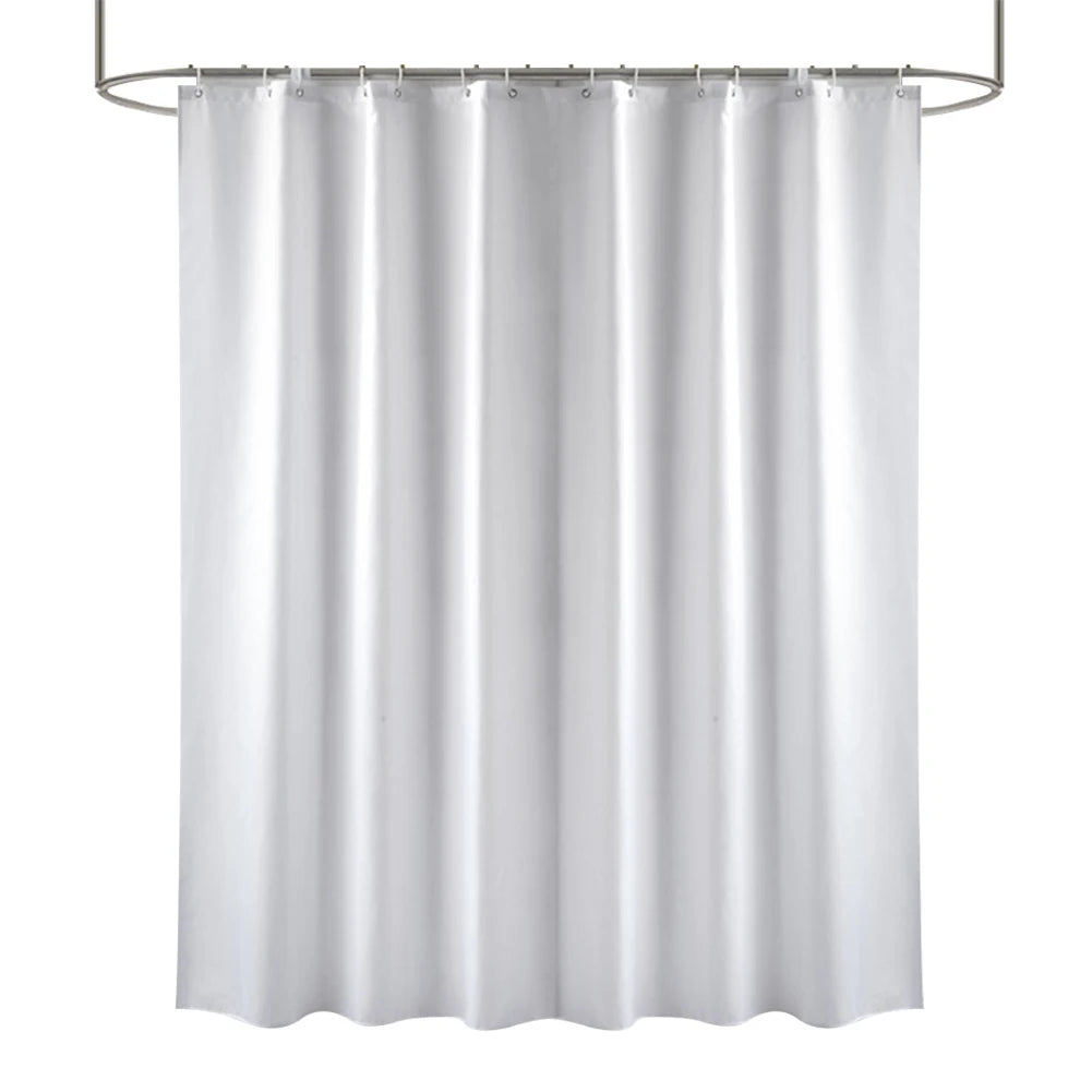 rideau douche moderne polyester opaque plis verticaux gris marron bleu blanc tringle rideau