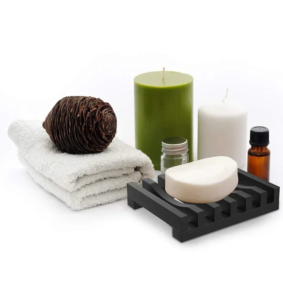 bac savon silicone gris moderne bac savon noir grille salle bain économique