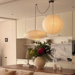 suspension lumineuse moderne blanche rayures horizontales opaque salon chambre restaurant