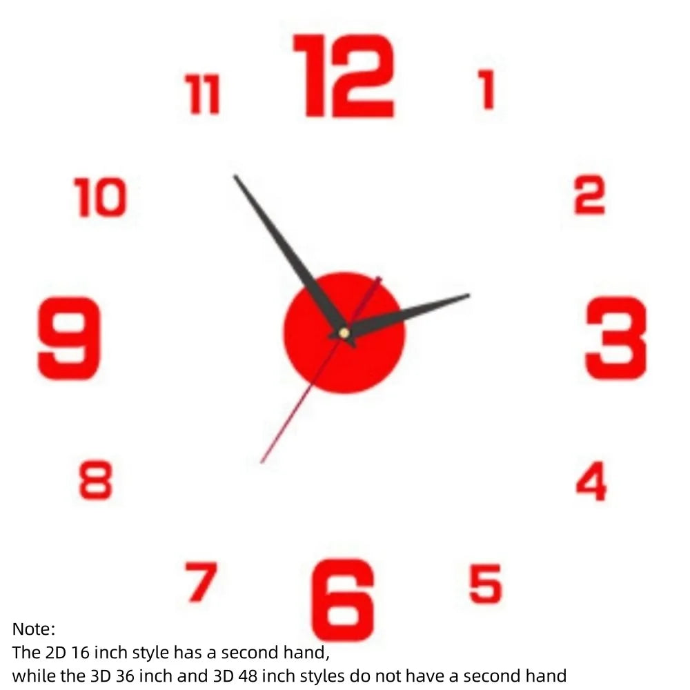 horloge murale moderne minimaliste vert lumineux noir doré numéros relief fond obscur quartz aiguille