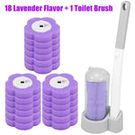 brosse wc violet blanc kit nettoyage salle bain pratique moderne absorbant
