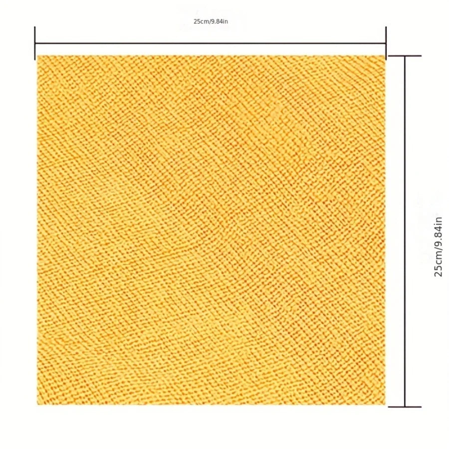 serviettes cuisine jaune gris texture grossière nettoyage moderne rouleau 25cm 20 pièces