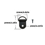 anneaux suspension cadres moderne argent doré noir rotation 180 vis électroplaqués solides durables
