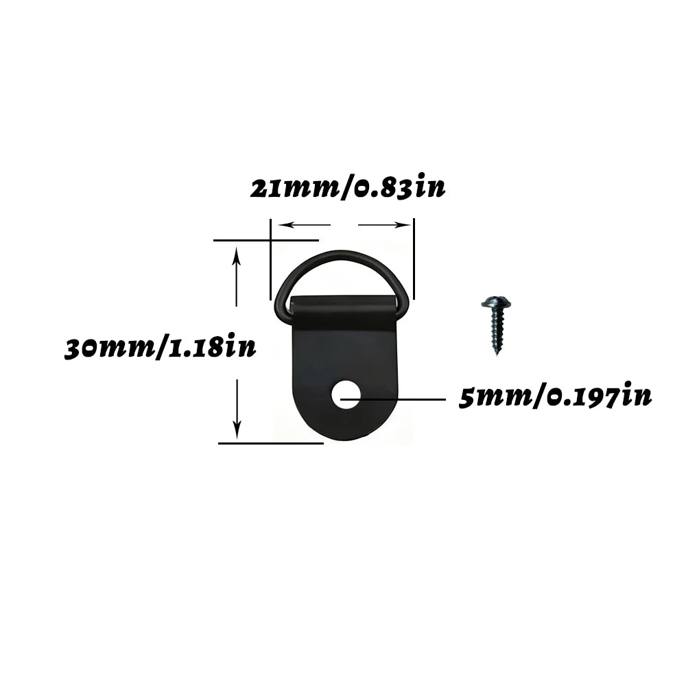 anneaux suspension cadres moderne argent doré noir rotation 180 vis électroplaqués solides durables