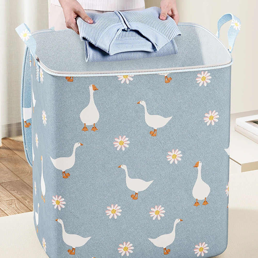 Solution de rangement durable pour couettes et vêtements saisonniers