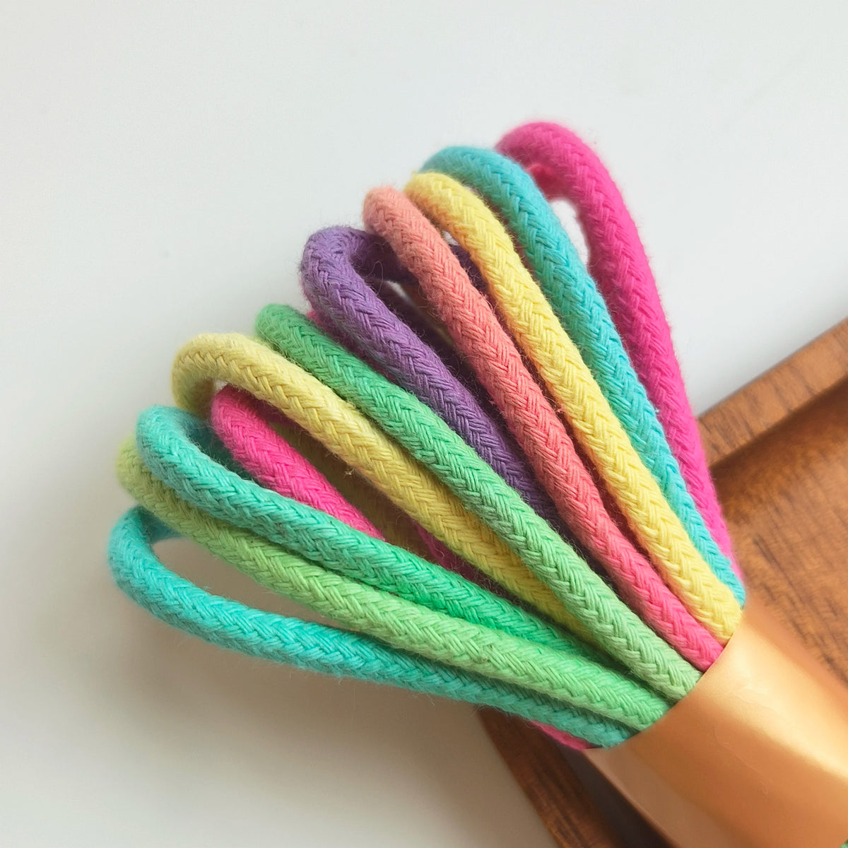 corde macramé multicolore tressée 100 coton 3.3 yds haute ténacité créative artisanale pastel rose
