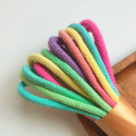 corde macramé multicolore tressée 100 coton 3.3 yds haute ténacité créative artisanale pastel rose