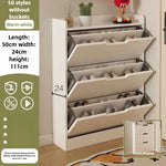 armoire chaussures moderne beige clair tiroirs rangement chaussures objets multifonction bois MDF