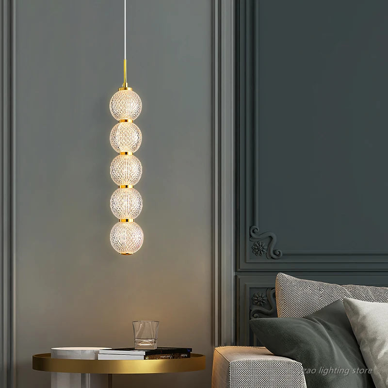 suspension lumineuse pendentif géométriques blanc doré moderne or adjustable chambre salon