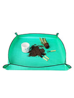 tapis jardinage vert pratique tissé imperméable pliable intérieur pot plantes 50x50 cm