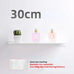 étagères murales modernes adhésives sans perçage blanc noir alliage aluminium rangement salle bain cuisine