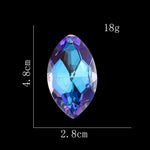 pendants décoratifs cristal transparent arc ciel facettes modernes élégants anti oiseaux