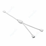 câble extension rgb led prise femelle broches blanc flexible moderne