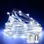 guirlande lumineuse led blanc chaud telecommande decoration noel mariage interieur