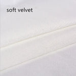 housse coussin velours blanc moderne 45x45cm double face imprimé decoratif