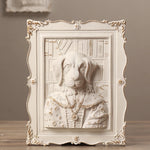 cadres decoratifs relief 3d animaux blanc classique baroque accessoires living room decoration
