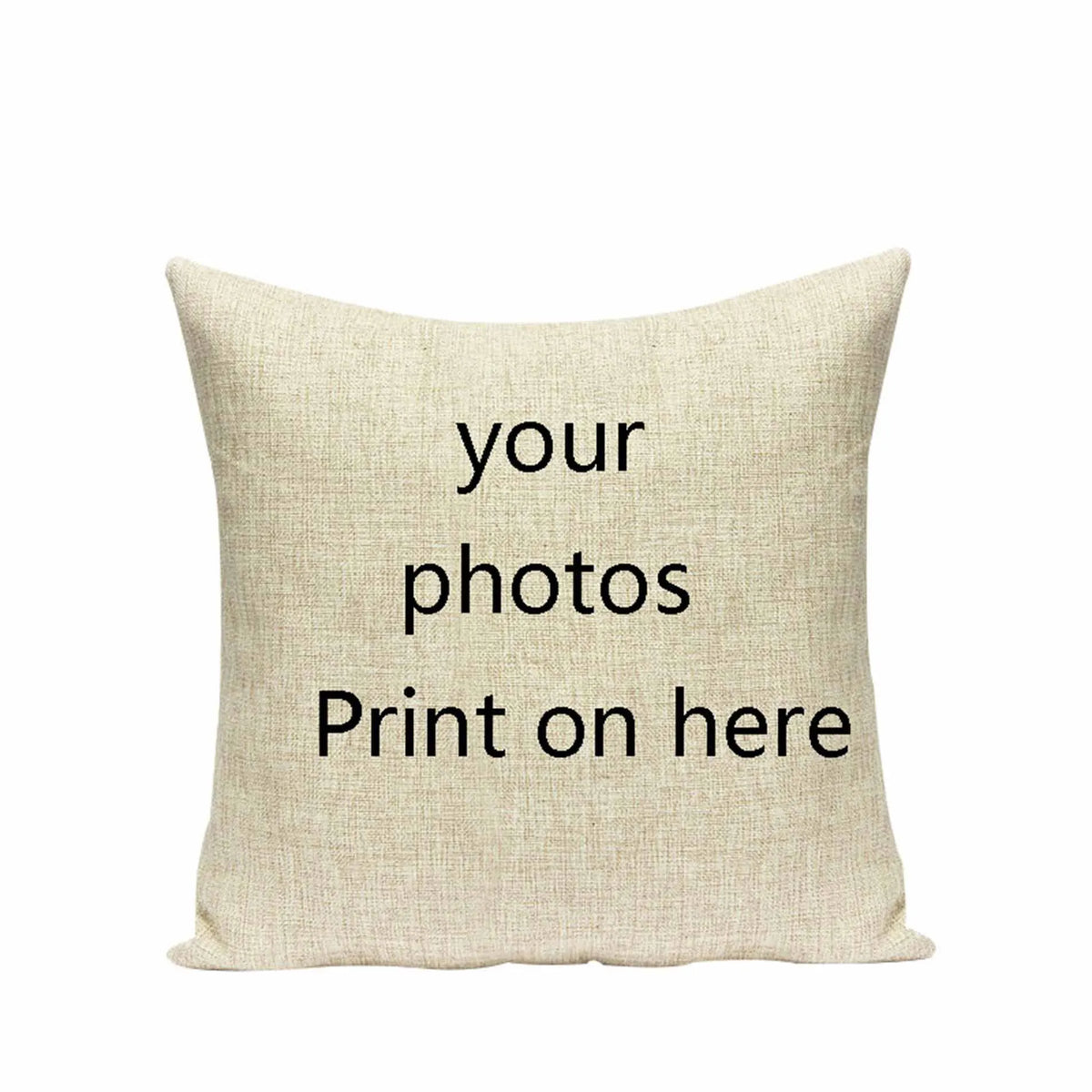 housse coussin carré imprimé personnalisable moderne polyester blanc décoratif voiture
