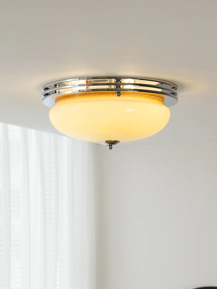 lampe moderne blanc doré verre opaque murale éclairage quotidien lumière neutre chambre coucher