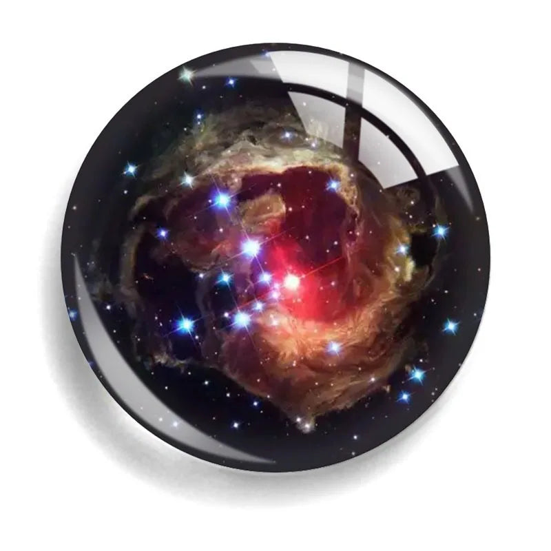 aimants réfrigérateur verre planètes galaxies nébuleuses adhésifs forts décoration moderne