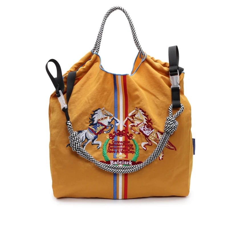 sac main femme toile animaux motifs modernes gris rouge bleu poche téléphone portable polyvalent
