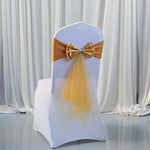 décoration chaise mariage sash papillon tulle organza couleur variée événementiel festive reception simple