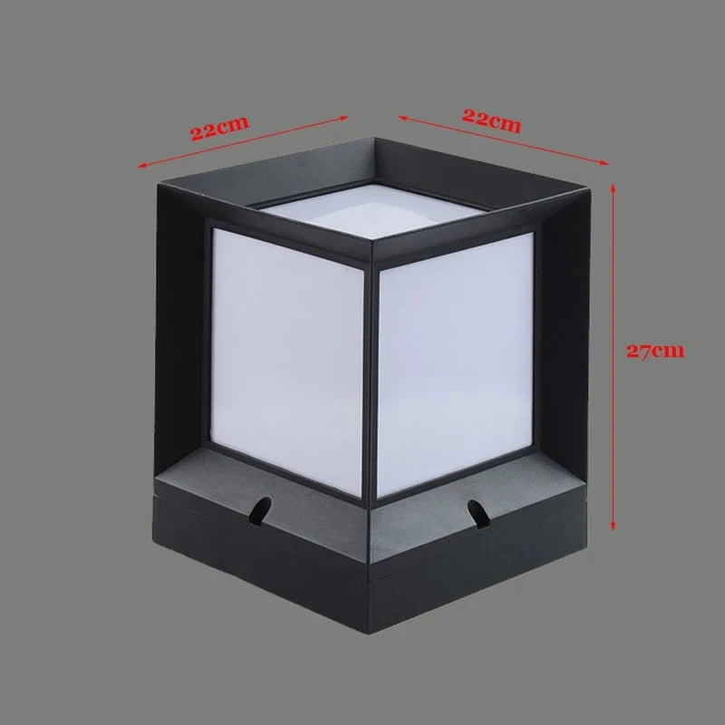 lampe solaire contemporaine noir blanc translucide fixée mur cuisine salle chambre entrée