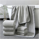 serviettes bain microfibre rayées gris sèchement rapide absorbantes adultes moderne