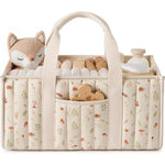 sac rangement fleuri moderne multi usages polyestère réutilisable poches beige vert clair