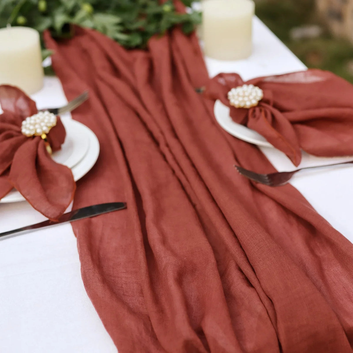 serviettes table vert olive rose bleu clair gris texture lin naturelle classique maison wedding