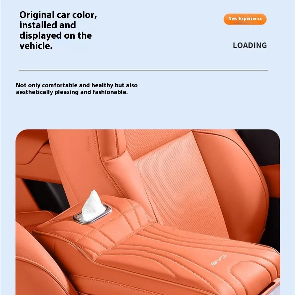 coussin soutien voiture cuir gris clair moderne adhésif trosse rangement porte tissu téléphone intégré
