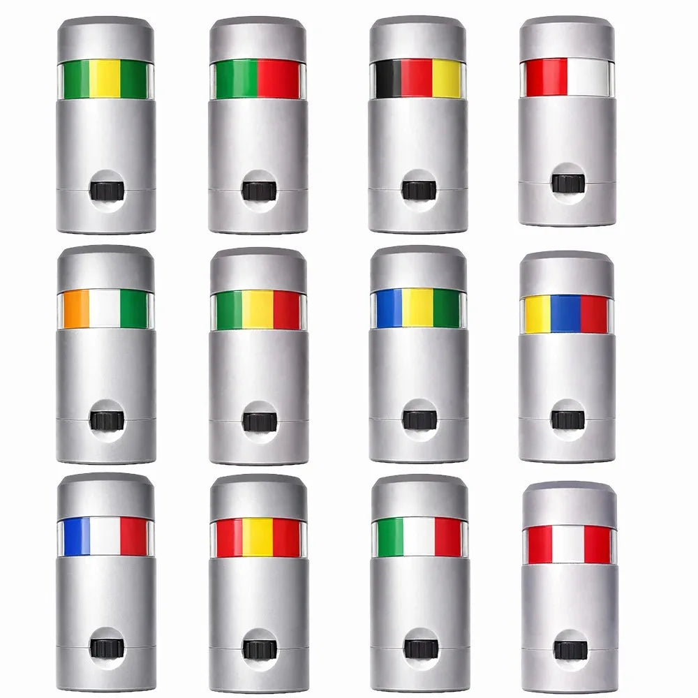 maquillage crayon rayures football rouge blanc bleu pratique facile utiliser capsules couleurs