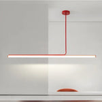 lampe suspendue moderne led noir rouge blanc brillante lumière fixe assemble facilement
