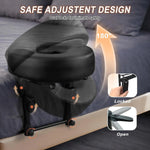 massage tête réglable lit table maison noir marron similicuir mousse mémoire forme moderne minimaliste