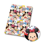 tissu imprimé disney mickey minnie harry potter polyester coton bleu blanc rouge vert