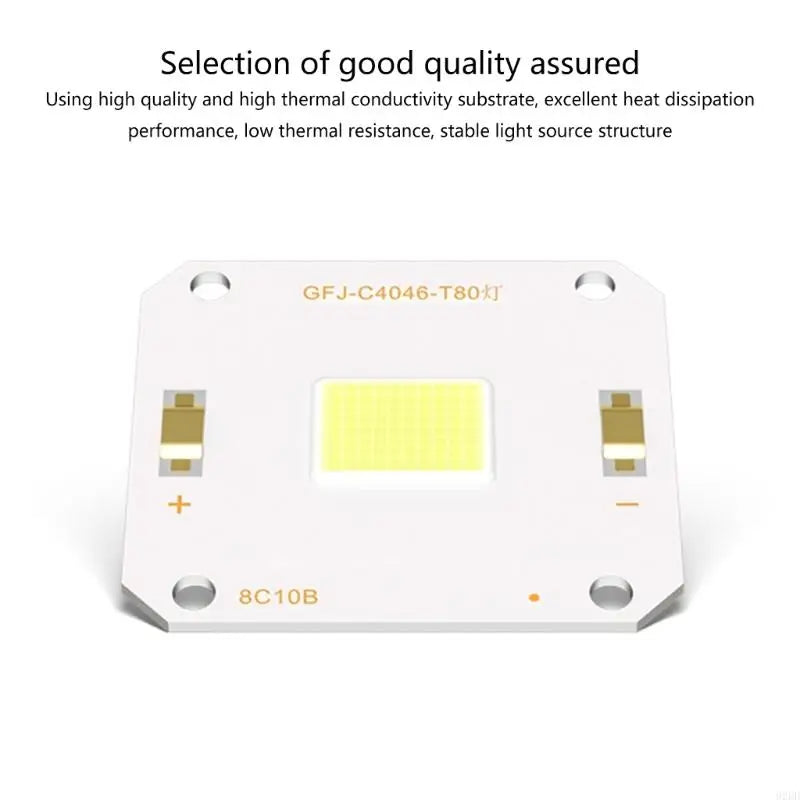 source lumineuse COB blanc carré moderne 46mm 34mm opaque