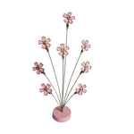 porte photos décoration floral rose argenté clips métalliques intérieur chic émaillé opalescent