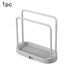 porte serviettes cuisine gris clair moderne utilisation multiple brosse vaisselle gant nettoyage éponge multifonctionalité