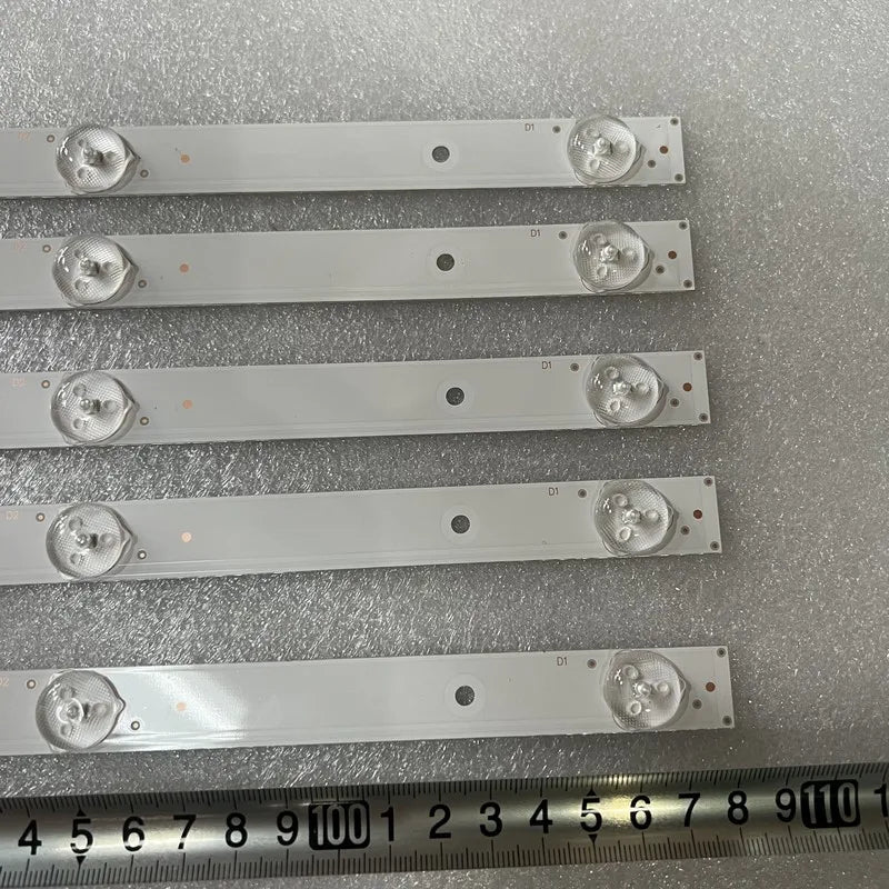 bande led argentée moderne 1082mm connecteurs réutilisable aluminium translucent