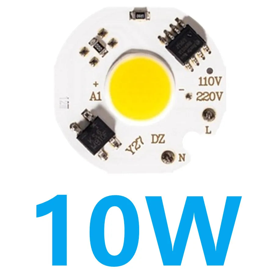ampoule led chip cob 10w 20w 30w 50w blanc blanc chaud moderne facile poser