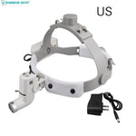 lampe frontale dentaire réglable lumière led moderne interrupteur charge eu us